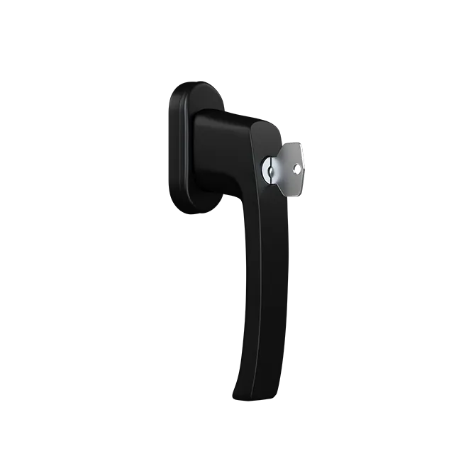 Abschließbarer Fenstergriff - NEVADA (RAL9005)