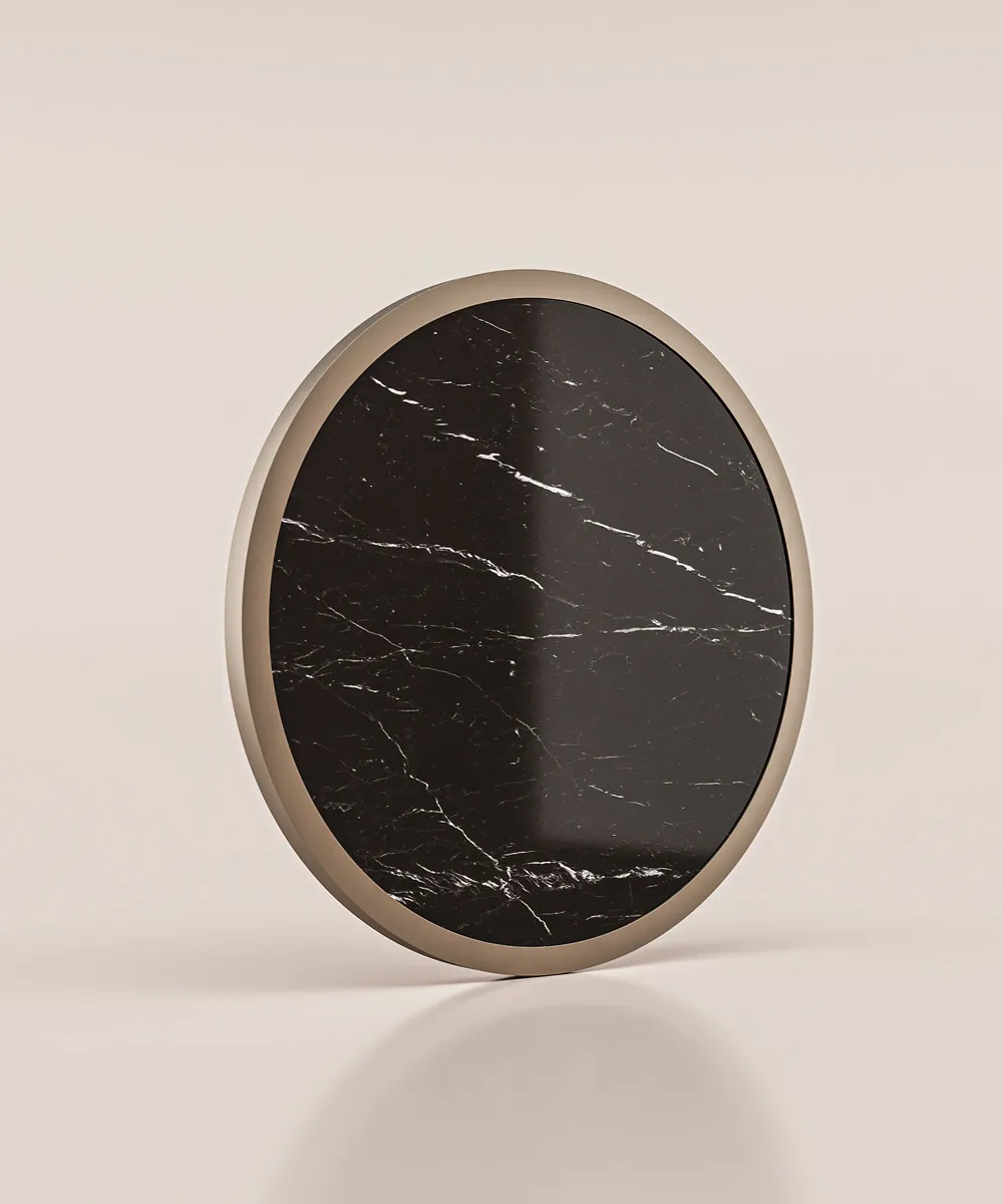 Rund voll (Anodic Bronze und Maraqina)